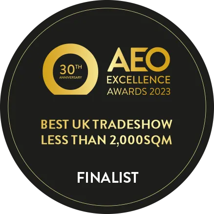 AEO awards23 FINALIST best UK tradeshow